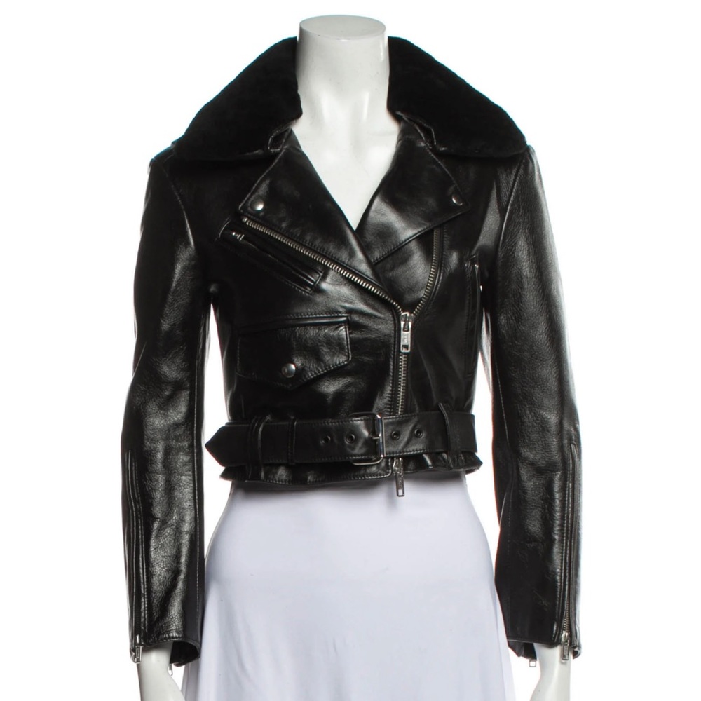 Calvin Klein 205W39NYC Leather Jacket